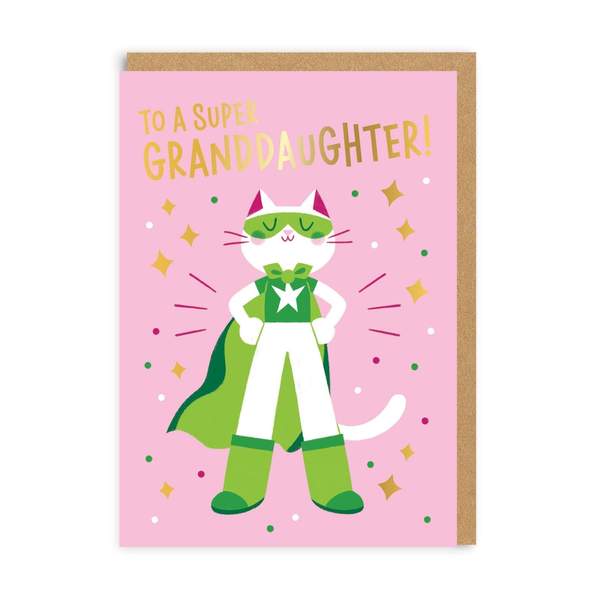 Granddaughter Super Greeting Card