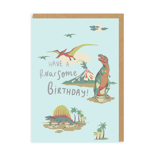 Have a Roarsome Birthday! Dinosaur Birthday Card