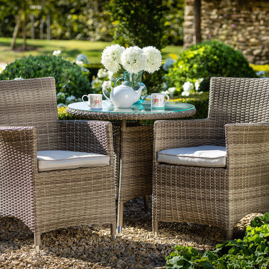 2021 Hartman Westbury Garden Bistro Set - Beech/Dove