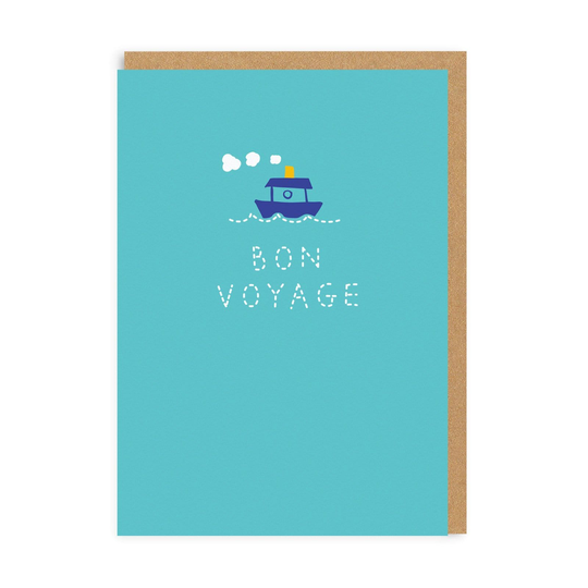 Bon Voyage Greeting Card