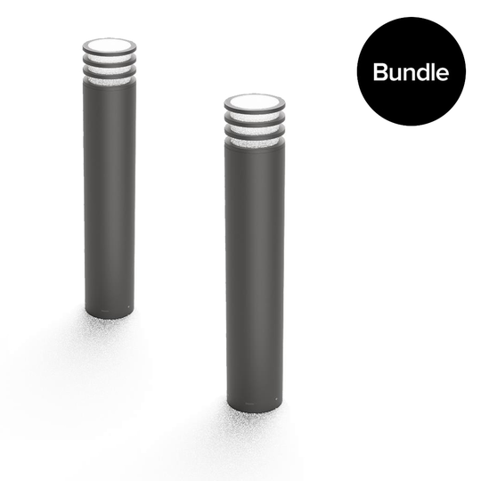 Philips Hue - 2x Lucca Outdoor Post - Warm White - Bundle