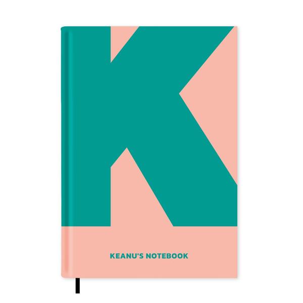 K is For Notebook A5 - Personalised