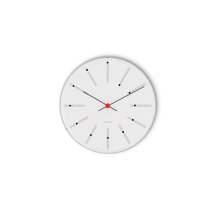 Arne Jacobsen - Bankers Wall Clock Ø 16 cm - White (43620)