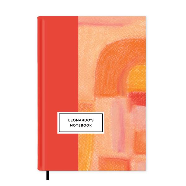 Abstract Pastels Personalised Notebook A5