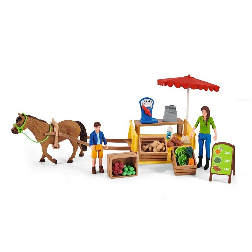 Schleich - Sunny Day Mobile Farm Stand (42528)