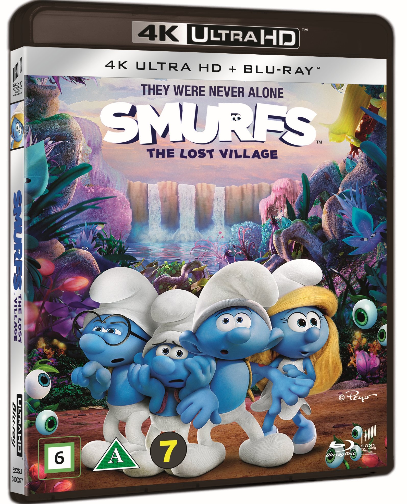 Smølferne - Den Hemmelige Landsby (4K Blu-Ray + 2D Blu-Ray)