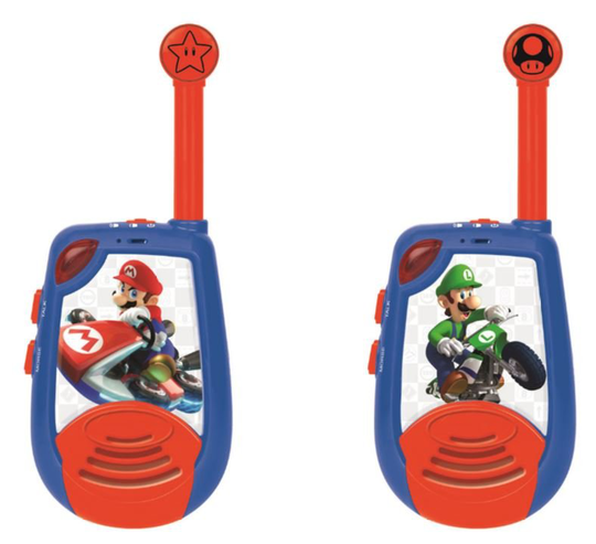 Lexibook - Mario Kart Digital Walkie-talkies up to 2km/1,3 miles with Morse Lights function (TW25NI)