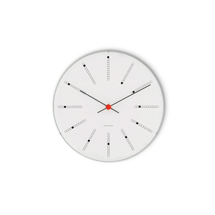 Arne Jacobsen - Bankers Wall Clock Ø 21 cm - White (43630)