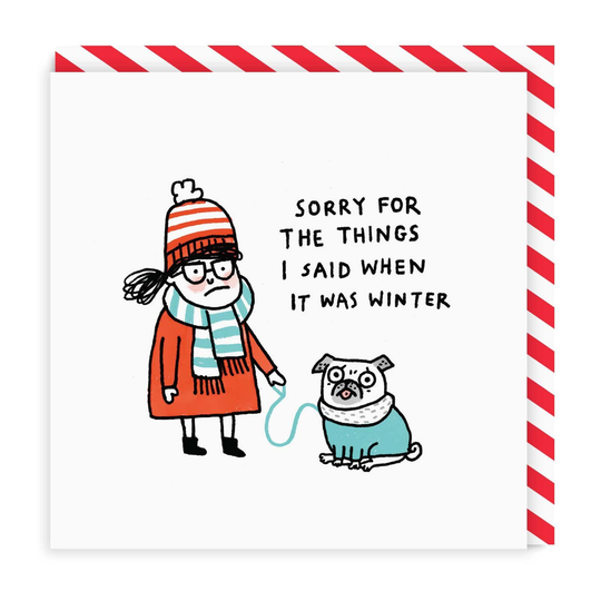 When It Was Winter Greeting Card