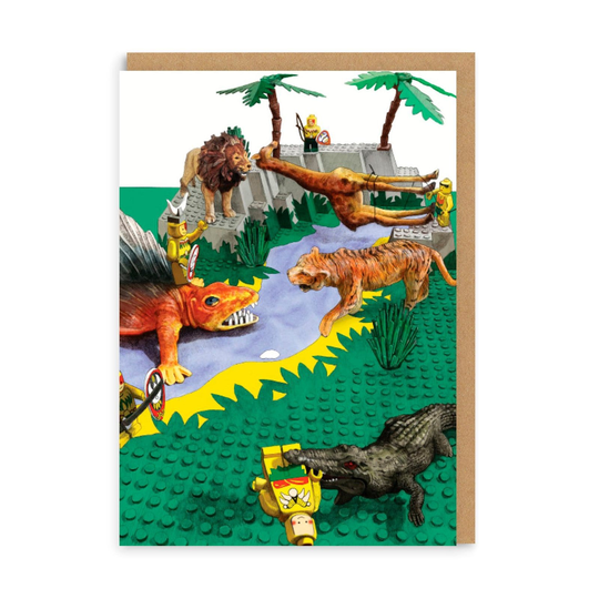All Out War Greeting Card