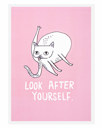 A3 Look After Yourself Riso Print