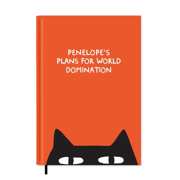 World Domination Notebook A5 - Personalised