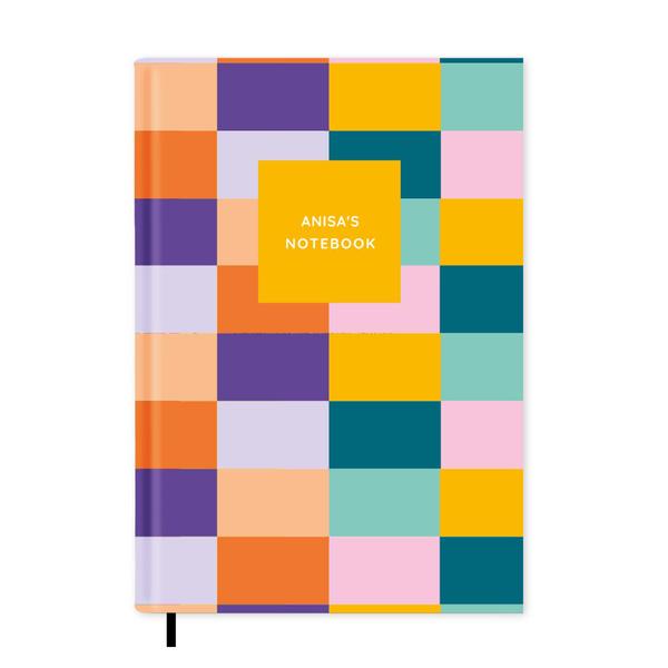 Colour Blocks Notebook A5 - Personalised