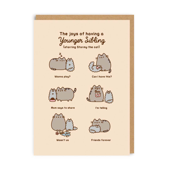 The Joys Of Having A Younger Sibling Greeting Card