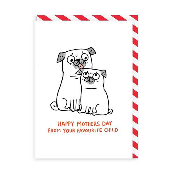Mum Your Favourite Child Mother's Day Card