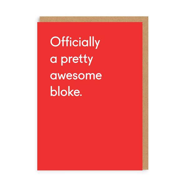 Awesome Bloke Greeting Card