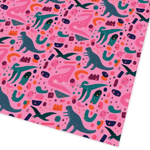 Abstract Dinosaurs Giftwrap