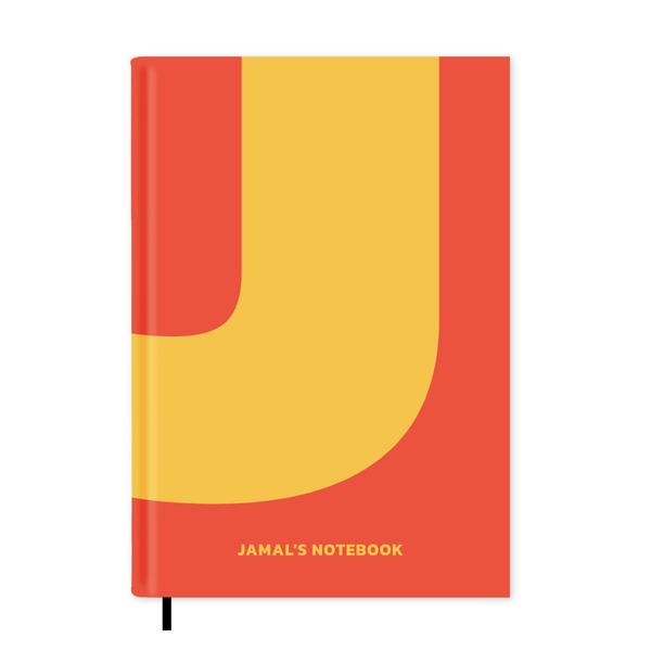 J is For Notebook A5 - Personalised