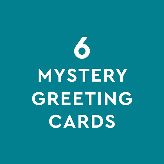 6 Mystery Greeting Cards