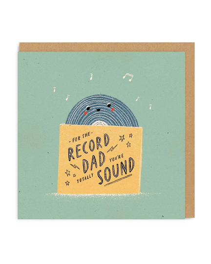 For The Record Dad Greeting Card
