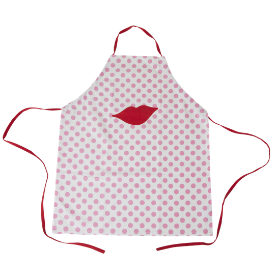 Rice - Kids Cotton Apron - Kiss Print
