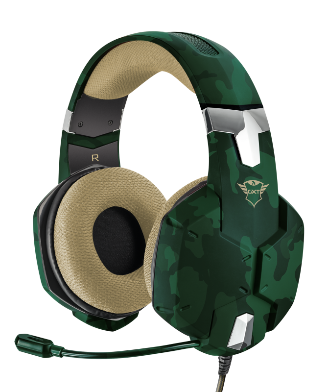 Trust GXT 322C Carus Gaming Headset - Jungle Camo