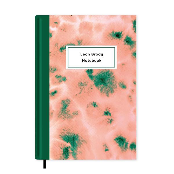 Ink Blotch Notebook A5 - Personalised
