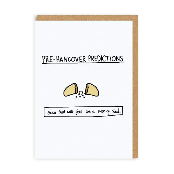 Pre-Hangover Predictions Greeting Card