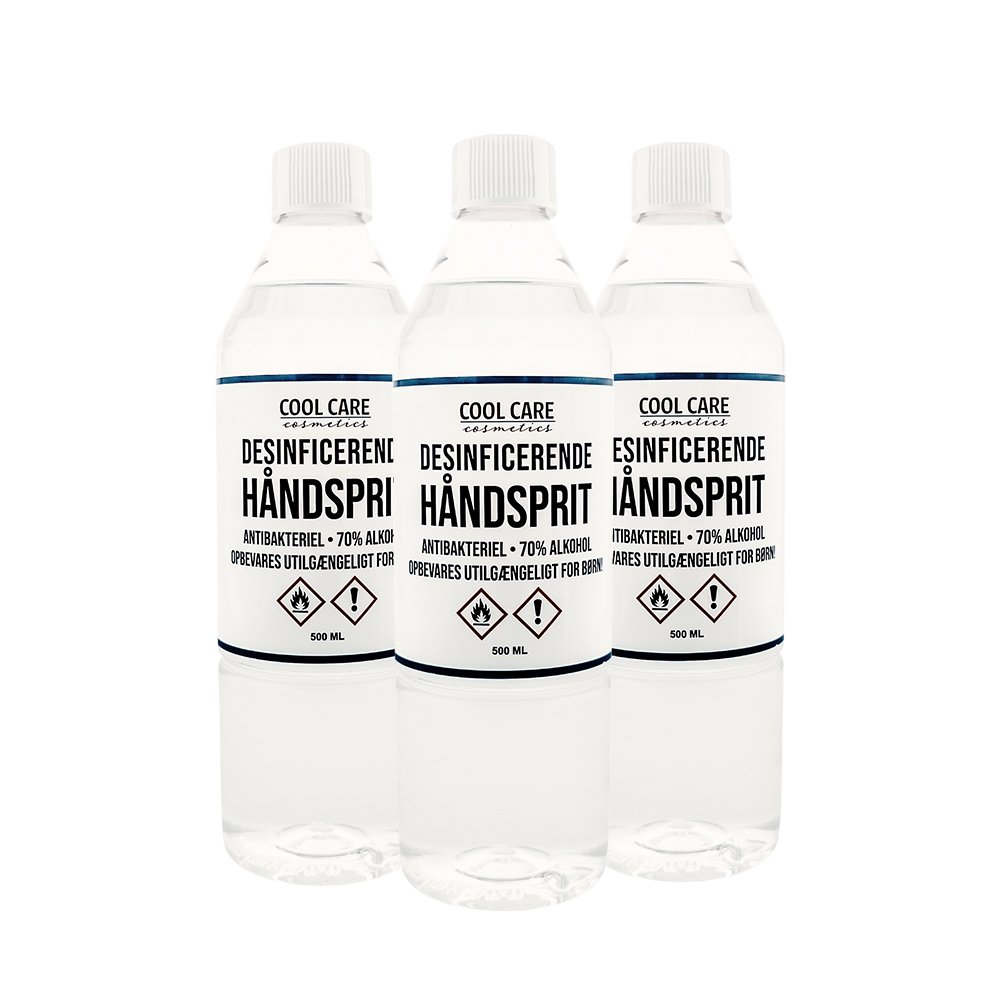 Cool Care – 3x Hand Sanitizer (70%) 500 ml