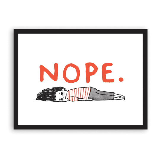 A3 Nope Riso Print