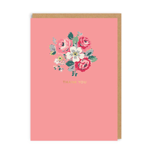 Thank You Floral Greeting Card
