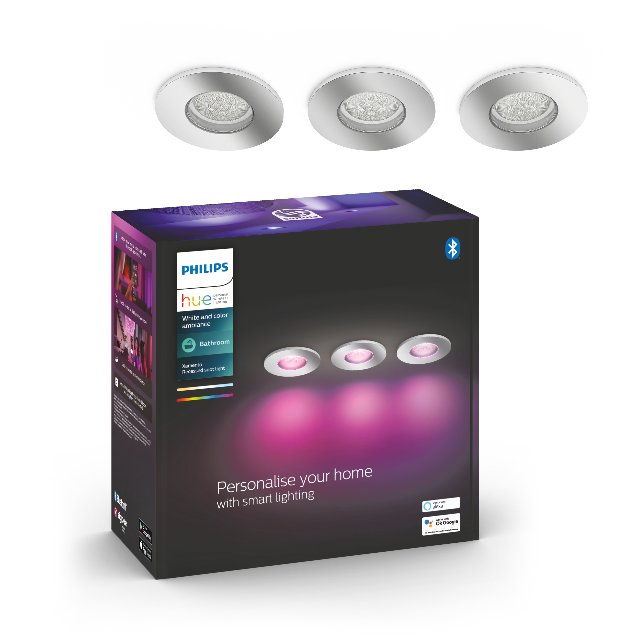 Philips Hue - Xamento Recced - White & Color Ambiance