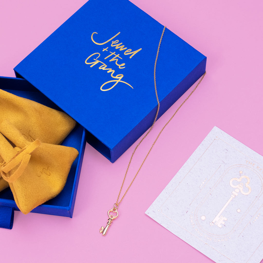 Key Necklace, Yellow Gold