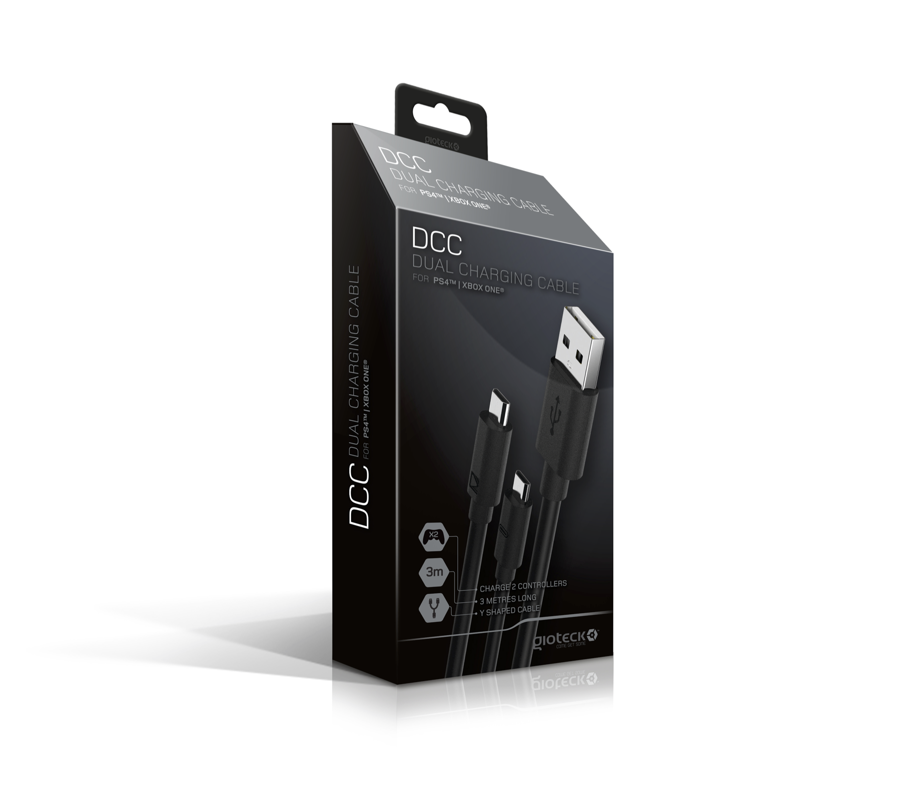 Gioteck Dual Charging Cable PS4 & XONE