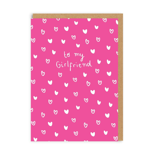 To My Girlfriend Greeting Card
