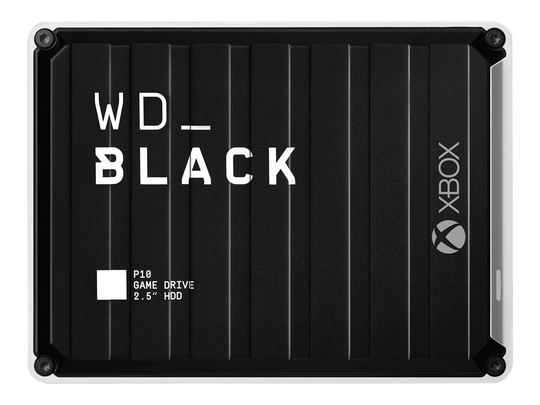 WD - P10 Black Game Drive for XBOX 5TB USB 3.2 2.5" Black/White