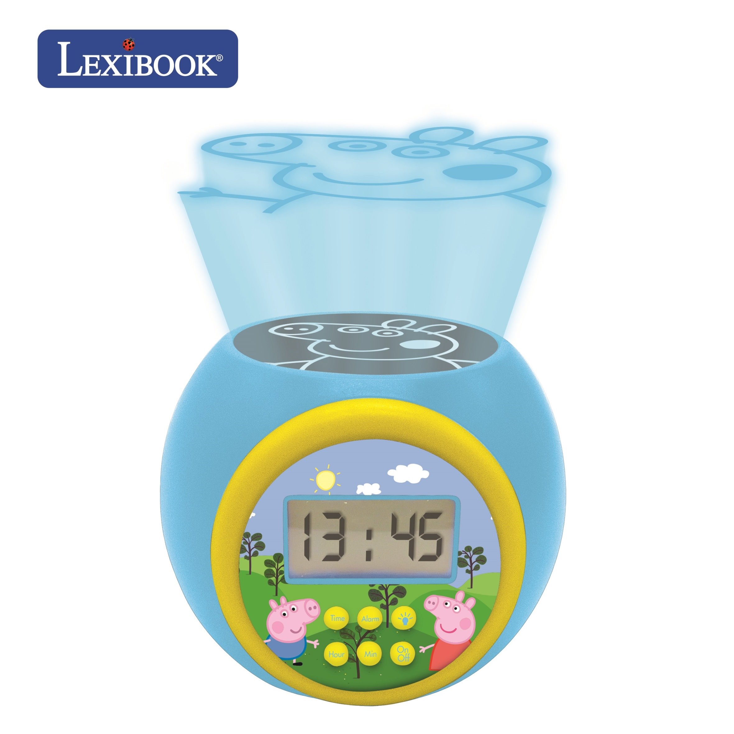 Lexibook - Peppa Pig Projector Alarm Clock with Timer (RL977PP)