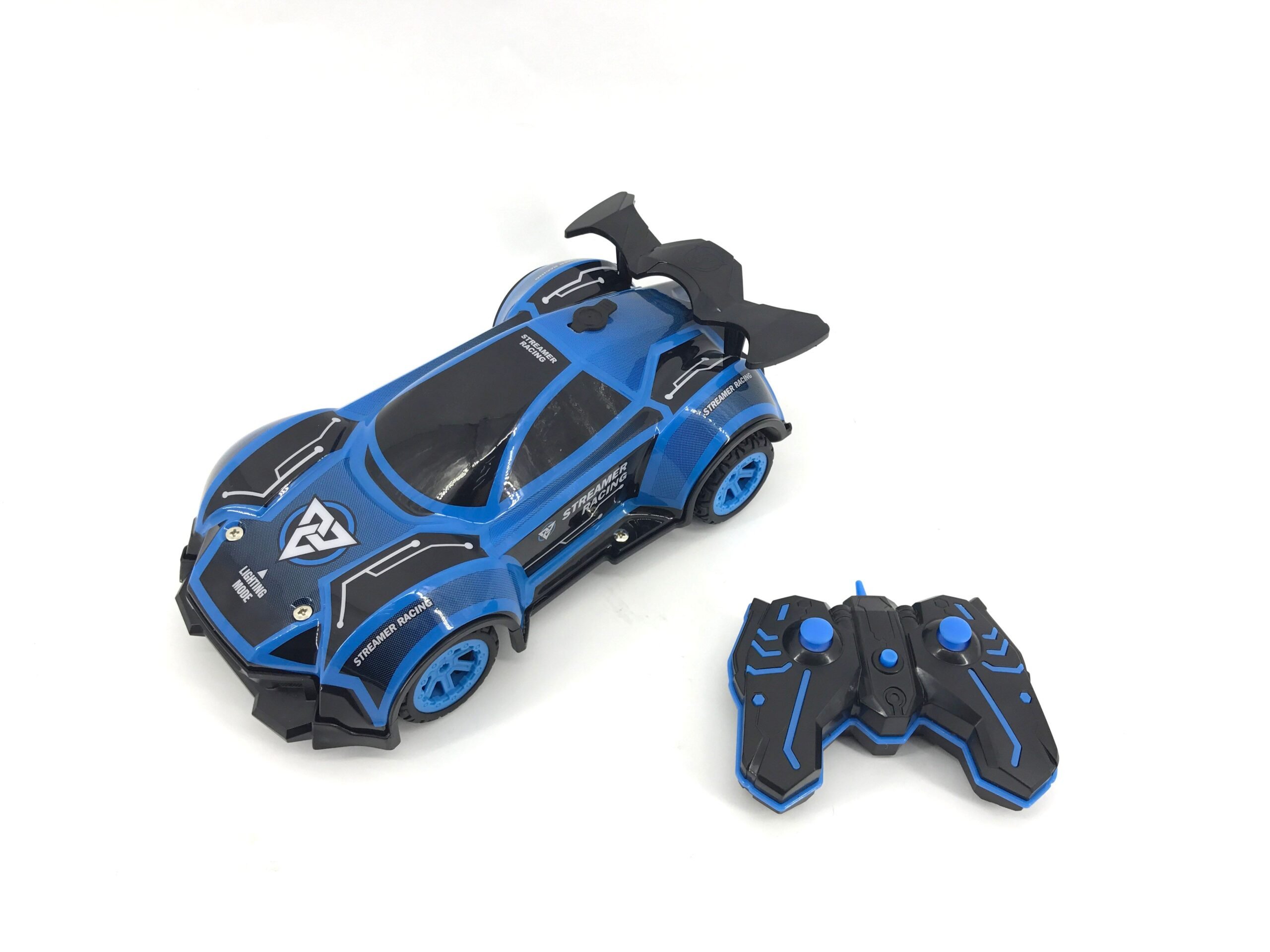 RC 1:16 Streamer Car w/Light and Fog - Blue (20223)