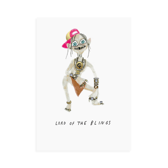 Lord Of The Blings Postcard