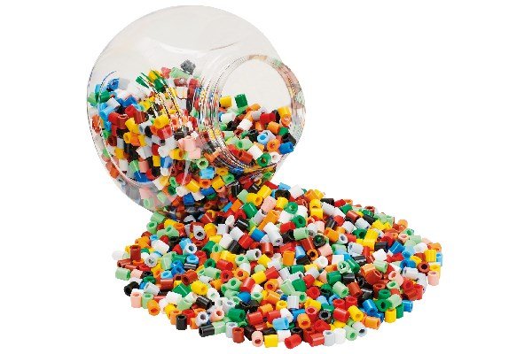 Hama Beads Maxi - 2,000pcs. stackable blue bucket (8589)