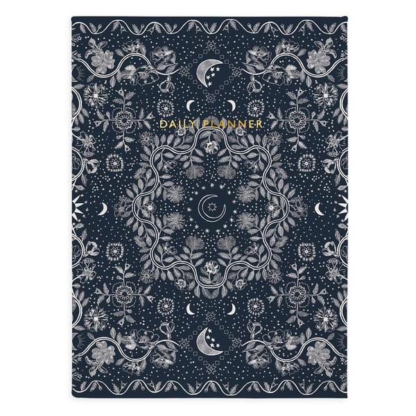Urban Outfitters x Ohh Deer Navy Floral Moon Daily Planner