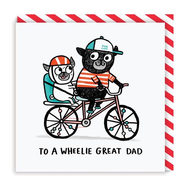 To A Wheeli Great Dad Greeting Card