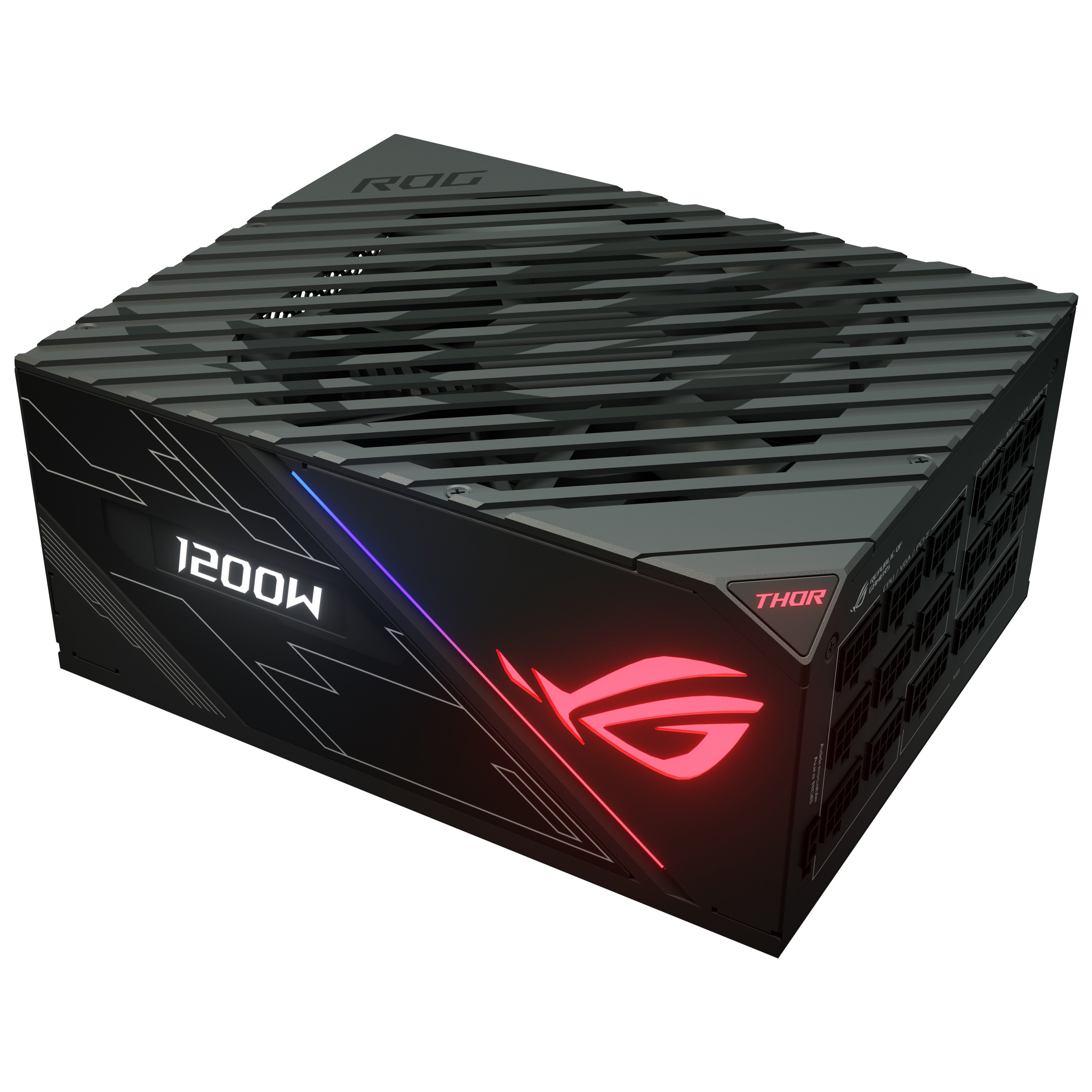 Asus - Rog Thor 1200P Platinum Power Supply Unit with Aura Sync