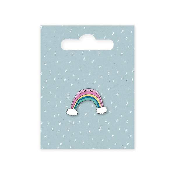 Rainbow Enamel Pin Badge