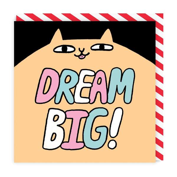 Dream Big Square Greeting Card