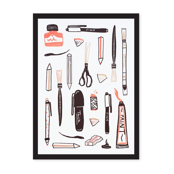 A4 Make Your Mark Riso Print