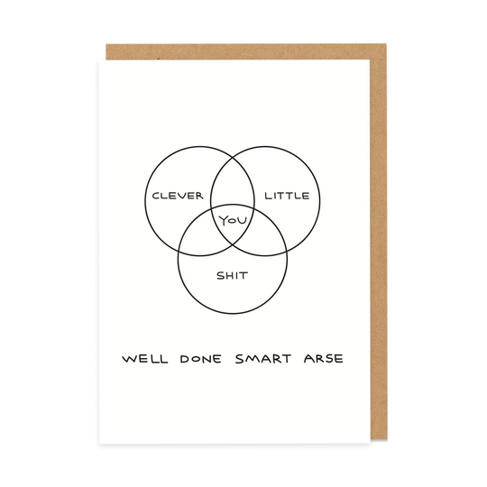 Clever Little Sh*t Greeting Card