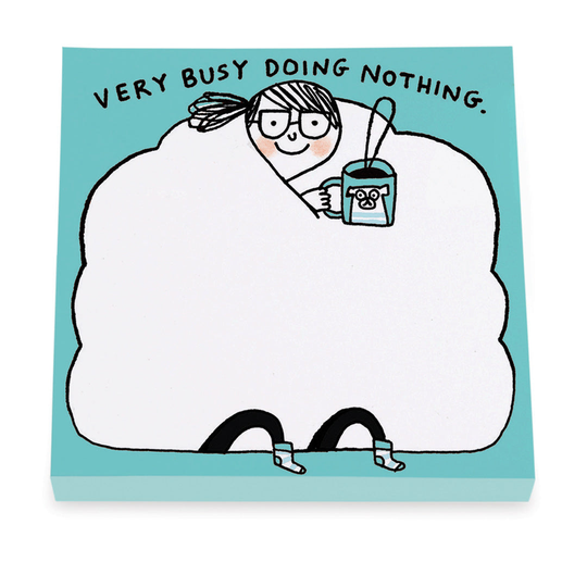 Busy Doing Nothing Sticky Notes