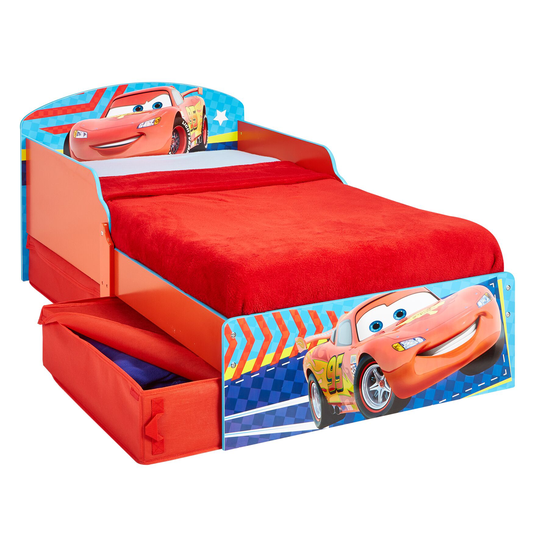 Disney Cars - Kids Toddler Bed with Storage (516CAC01EM)
