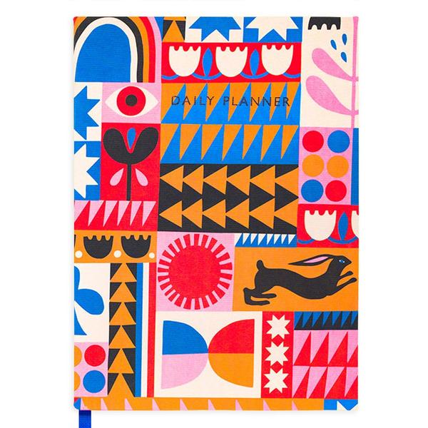 Abstract Patchwork Daily Journal